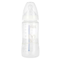 3. Nuk Butelka z Wskaźnikiem temp. 300ml 0-6m First Choice+ Biała 527912