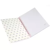 1. Coolpack Kołozeszyt Stitch Pastel B5 100 Kartek Kratka Plastikowa Spirala wzór 3 75026PTR