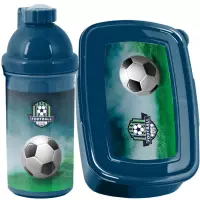 1. Paso Zestaw Śniadaniowy Football  Bidon PP24FC-3021 + Śniadaniówka PP24FC-3022