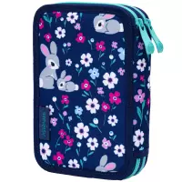 2. AstraBag Piórnik AC21 Dwukomorowy z Wyposażeniem Baby Bunny 503025009