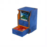 2. Gamegenic: Watchtower 100+ XL Convertible - Pudełko na Karty Blue/Orange - Exclusive Line