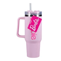 4. Kubek Podróżny XL Barbie ze Słomką - 1200 ml