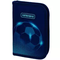 1. AstraBag Piórnik AC1 Pojedynczy Dwuklapkowy bez Wyposażenia Football Light 503025023