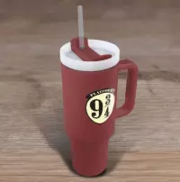 5. Kubek Podróżny ze Słomką Harry Potter peron 9 3/4 - 1180 ml