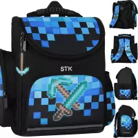 7. Starpak Tornister Szkolny Pixel Blue 552620