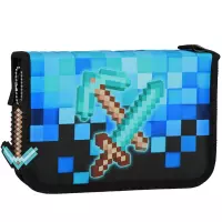 4. Starpak Piórnik Dwuklapkowy z Wyposażeniem Pixel Blue 552623