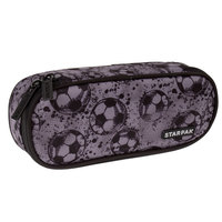 2. Starpak Piórnik Tuba Usztywniona z Organizerem Football Grey 469289