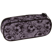 3. Starpak Piórnik Tuba Usztywniona z Organizerem Football Grey 469289