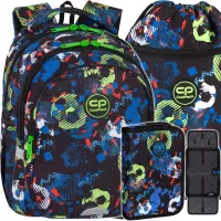 1. CoolPack Jerry Plecak Szkolny Football Blue F029336 + Worek D070336 + Piórnik D076336