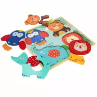 4. Bam Bam Zabawka Drewniana Safari 541644