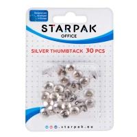 4. STARPAK Pinezki Srebrne 30sztuk 149876