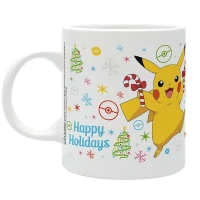 3. Kubek Pokemon - Pikachu - Wesłoych Świąt 