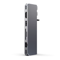 2. Satechi Pro Hub Max - Aluminiowy Hub z Podwójnym USB-C do MacBook Space Gray