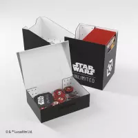 7. Gamegenic: Star Wars Unlimited - Soft Crate - Pudełko na Karty - Black/White