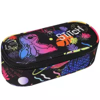 1. Coolpack Campus Piórnik Tuba Usztywniona z Organizerem Stitch Black F062886