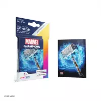 2. Gamegenic: Marvel Champions Art Sleeves (66x91 mm) - Koszulki na Karty - Thor 50+1 szt.