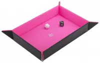 3. Gamegenic: Magnetic Dice Tray - Rectangular - Mata do Kości - Black/Pink