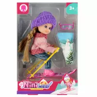 3. Mega Creative Lalka 15 cm Zimowa + Akcesoria 543697