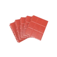 2. Gamegenic: 18-Pocket Pages Sideloading - Koszulki do Segregatora - Red (10 szt)