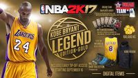 2. NBA 2K17 Legend Edition Gold (PC) DIGITAL (klucz STEAM)