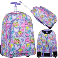 1. CoolPack Alan Plecak Szkolny Na Kółkach Pastel Hearts F124832