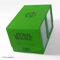 3. Gamegenic: Star Wars Unlimited - Double Deck Pod - Premium Pudełko na Karty - Green
