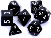 2. Komplet kości REBEL RPG - Matowe - Czarne
