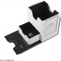 10. Gamegenic: Star Wars Unlimited Card Game - Twin Suns Deck Pod - Pudełko na Karty - White / Black