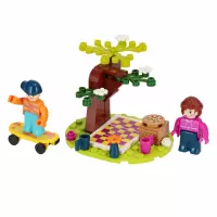 5. Mega Creative Alleblox Klocki Konstrukcyjne 45 elementów Girl Piknik 547907