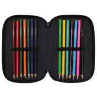3. Starpak Piórnik Trzykomorowy z Wyposażeniem Pad Blue 552626