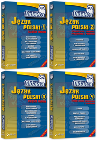 1. Didakta - Język Polski Pakiet 4 Programów - multilicencja dla 20 stanowisk