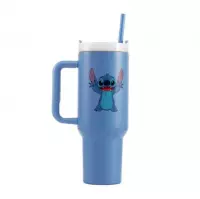 2. Kubek Podróżny ze Słomką  Disney Stitch - 1180 ml