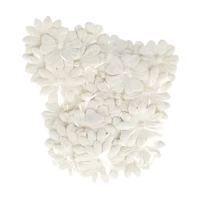 2. Craft With Fun Ozdoba Dekoracyjna Kwiatki Białe Samoprzylepne 480817