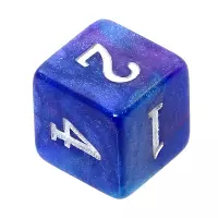 7. Komplet kości REBEL RPG - Akrylowe - Zmierzch