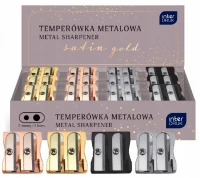 1. Interdruk Temperówka Podwójna Metalowa Satin Gold 346551