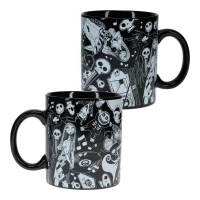3. Kubek XL Miasteczko Halloween - Święcący w ciemności