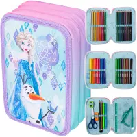 6. CoolPack Jumper 3 Piórnik Trzykomorowy Z Wyposażeniem Frozen F067776