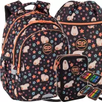 1. CoolPack Jerry Plecak Szkolny Capybara F029937 + Worek F070937 + Piórnik F066937