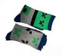 2. Skarpetki Dziecięce Minecraft Creeper Dwupak - Rozmiar: 23-24