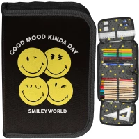 4. Paso Piórnik Dwuklapkowy z Wyposażeniem Smiley SM24LK-P001