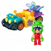 3. MAGIC BOX T-racers IV Glow Race Car & Racer Box Autko z Figurką