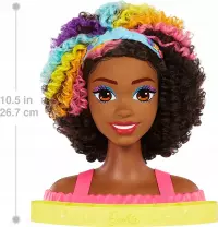 4. Mattel Barbie Glowa do Stylizacji Kręcone Wlosy hmd79