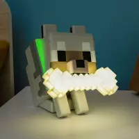5. Lampka Minecraft GloBuddies - Wilk