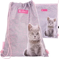 1. AstraBag Worek Szkolny Na Sznurkach AD1 Pinky Kitty 507022046