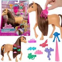1. Mattel Barbie Konik Do Stylizacji Tornado Ciemny HXJ37 