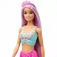 5. Mattel Lalka Barbie Syrenka Długie Włosy HRR00 