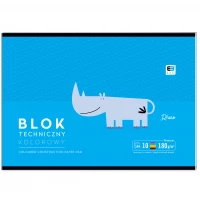 3. Interdruk Blok Techniczny Kolorowy A4 10 kartek 180g 236876