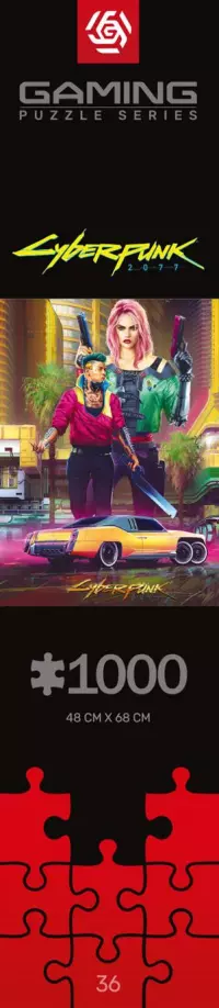 6. Good Loot Gaming Puzzle: Cyberpunk 2077 Kitsch Style (1000 elementów)