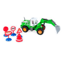 2. Mega Creative Zdalnie Sterowany Traktor + Znaki Drogowe 456281