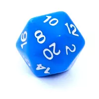 4. Komplet kości REBEL RPG - Matowe - Niebieskie